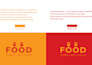 design luxury food and restaurant logo brand identity